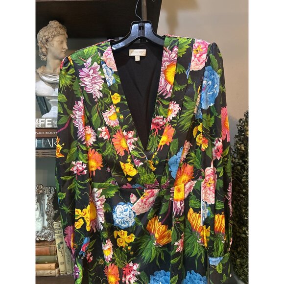 Ronny Kobo Nina Floral Midi Dress Victorian Print Womens Size Small - Picture 4 of 9